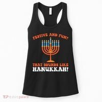 festive and fun that sounds like Hanukah Festival Women's Tank Top thumb 0