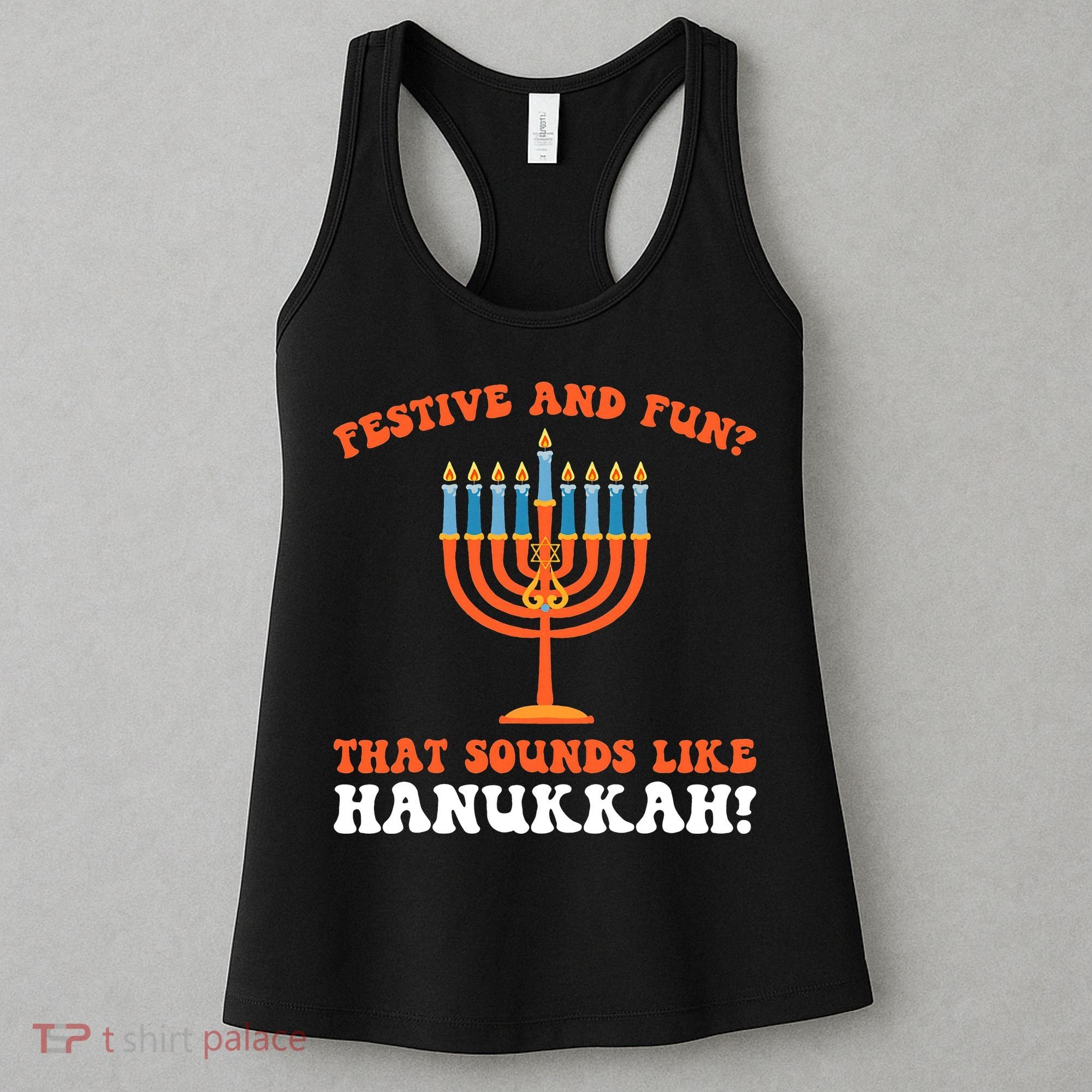 festive and fun that sounds like Hanukah Festival Women's Tank Top