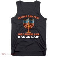 festive and fun that sounds like Hanukah Festival Tank Top thumb 0
