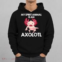 Funny Axolotl For   Spirit Animal Biology Zookeeper  Hoodie thumb 0