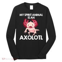 Funny Axolotl For   Spirit Animal Biology Zookeeper  Long Sleeve Shirt thumb 0