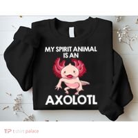 Funny Axolotl For   Spirit Animal Biology Zookeeper  Sweatshirt thumb 2
