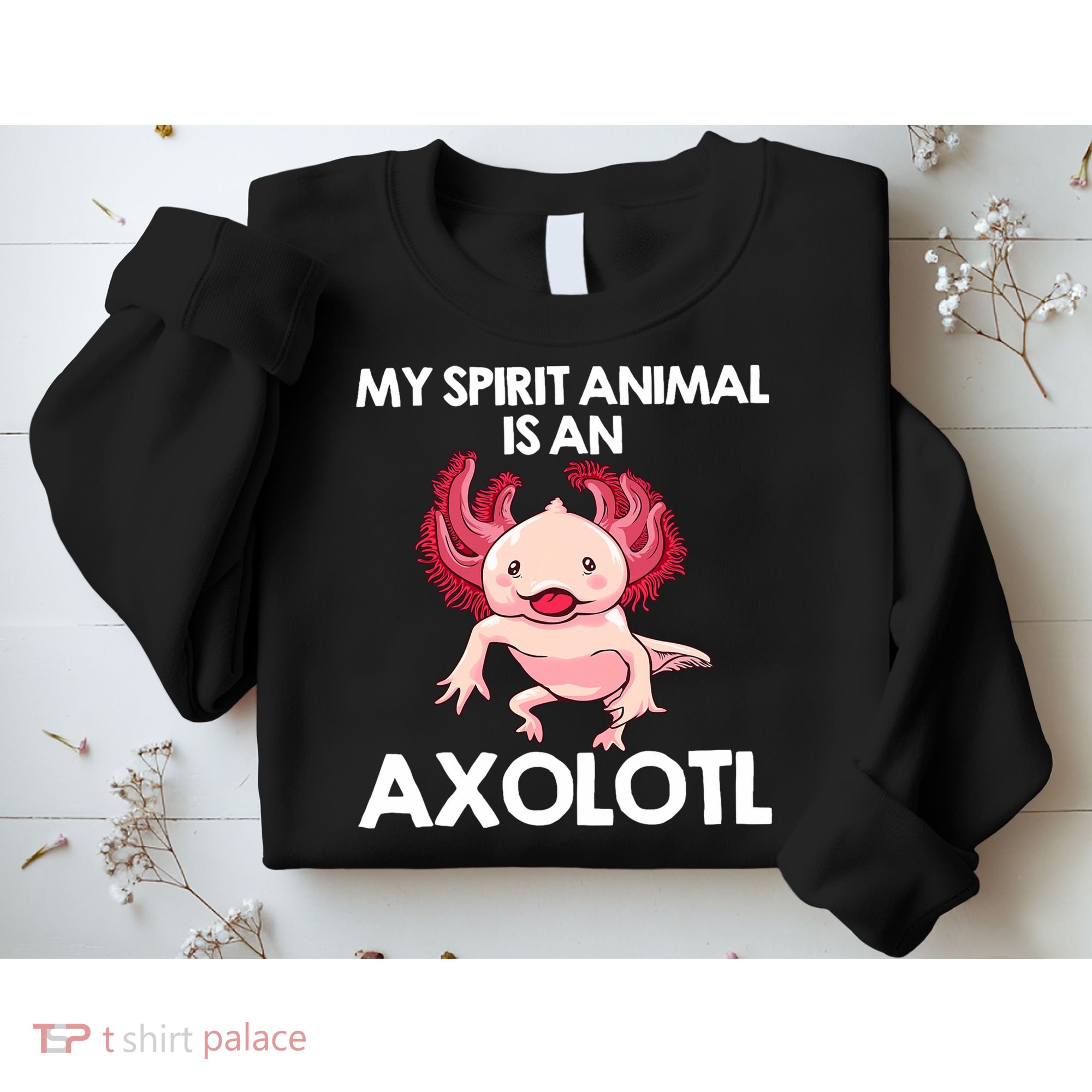 Funny Axolotl For   Spirit Animal Biology Zookeeper  Sweatshirt