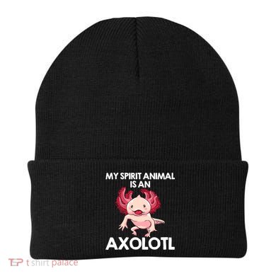 Funny Axolotl For   Spirit Animal Biology Zookeeper  Beanie