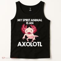 Funny Axolotl For   Spirit Animal Biology Zookeeper  Tank Top thumb 2