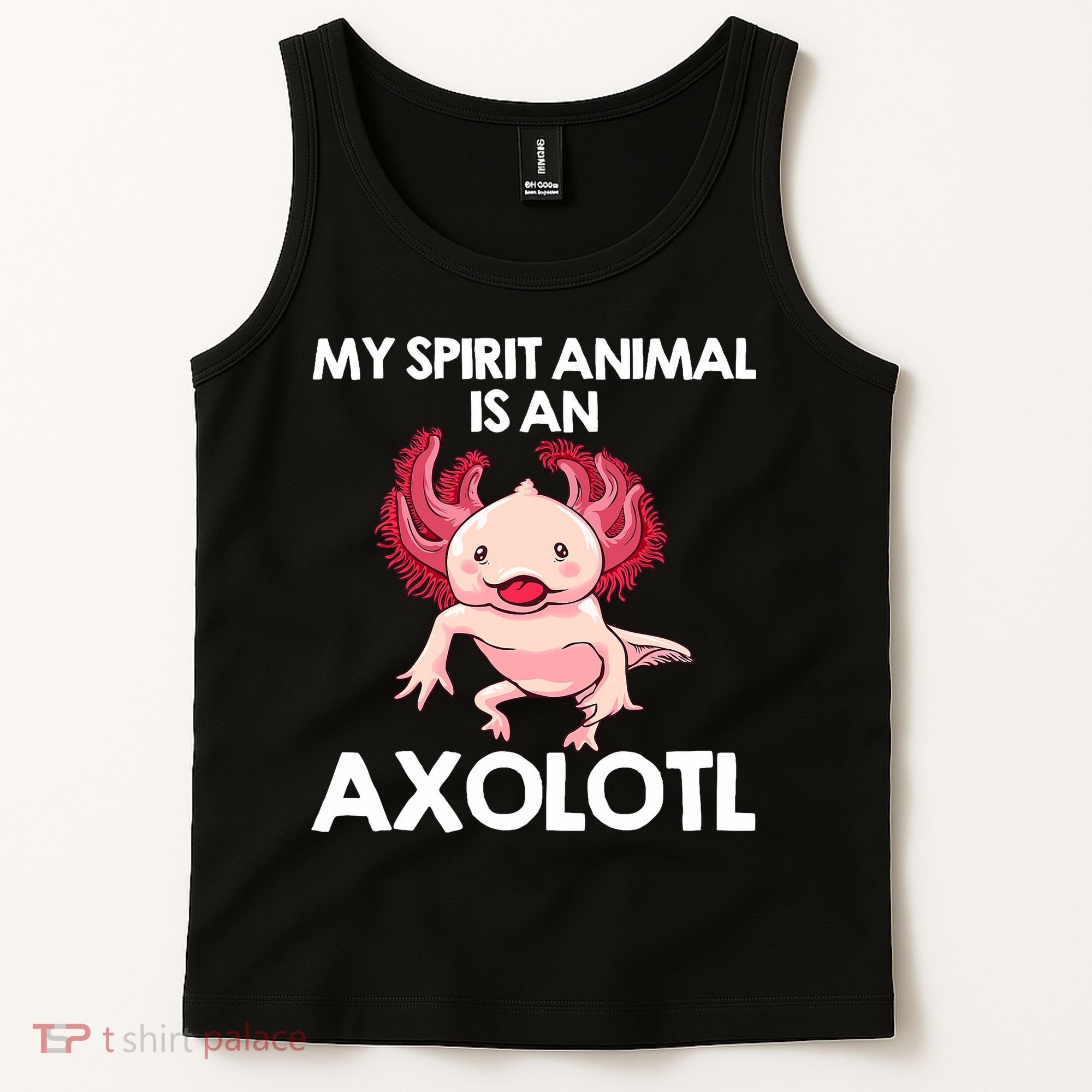 Funny Axolotl For   Spirit Animal Biology Zookeeper  Tank Top