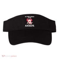 Funny Axolotl For   Spirit Animal Biology Zookeeper  Visor thumb 0