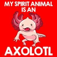 Funny Axolotl For   Spirit Animal Biology Zookeeper  Santa Hat thumb 1