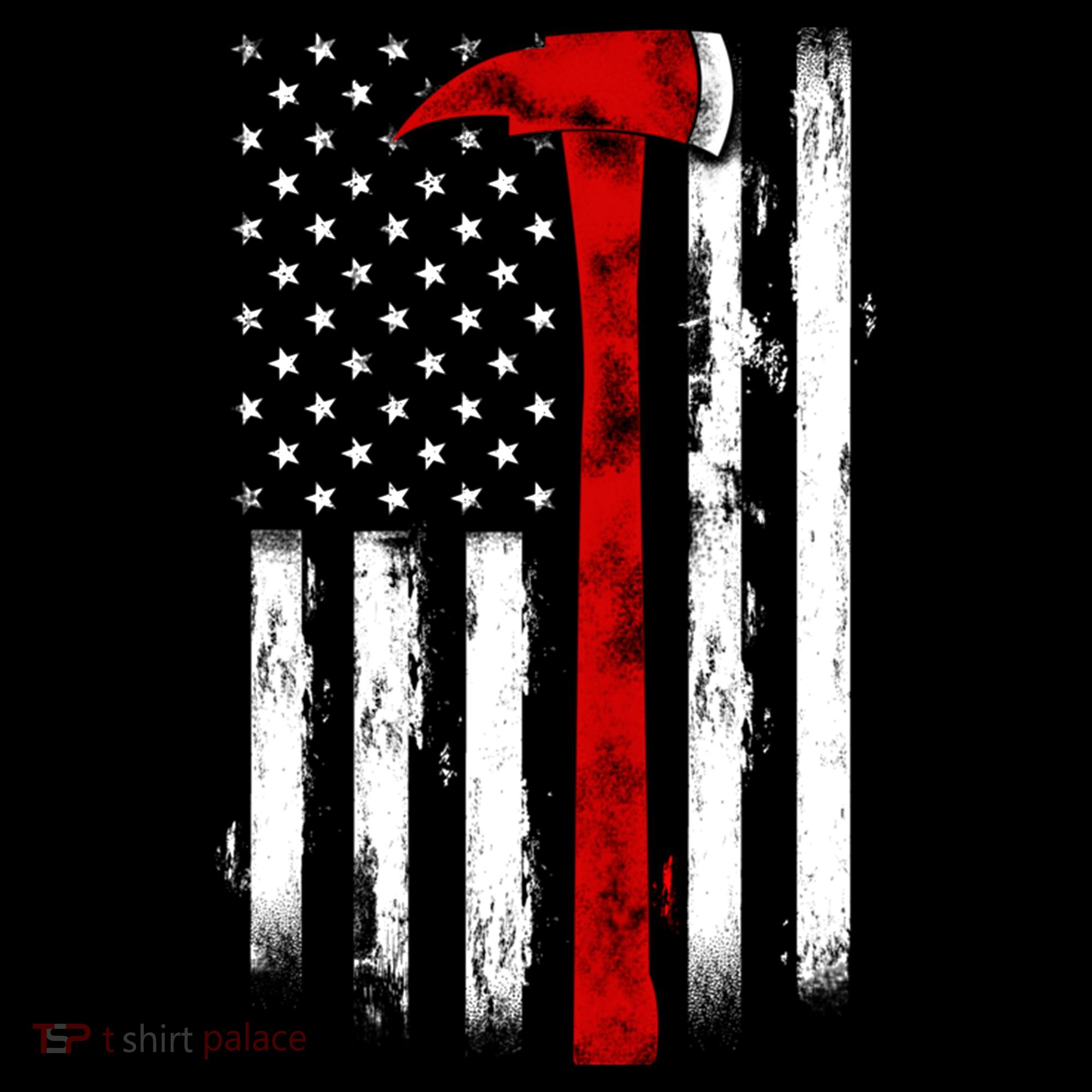 Fire Ax Fire Departt Firefighter American Axe Flag Gift Women's Hoodie