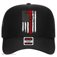 Fire Ax Fire Departt Firefighter American Axe Flag Gift Hat thumb 0