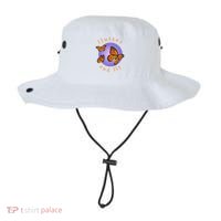 Flutter And Fly Apparel Monarch Butterflies On Glowing Moon Bucket Hat thumb 0