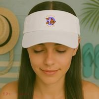 Flutter And Fly Apparel Monarch Butterflies On Glowing Moon Visor thumb 2