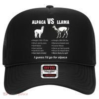 Funny Animal Facts Differences Llama Vs Alpaca Squad Lovers Hat thumb 0