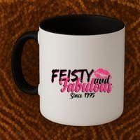 Feisty And Fabulous Since 1975 50th Birthday Coffee Mug thumb 2