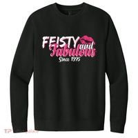 Feisty And Fabulous Since 1975 50th Birthday V.I.T. Fleece Crew Sweatshirt thumb 0