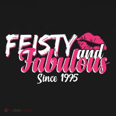 Feisty And Fabulous Since 1975 50th Birthday Ornament