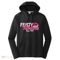 Feisty And Fabulous Since 1975 50th Birthday Performance Fleece Hoodie thumb 0