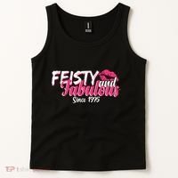 Feisty And Fabulous Since 1975 50th Birthday Tank Top thumb 2