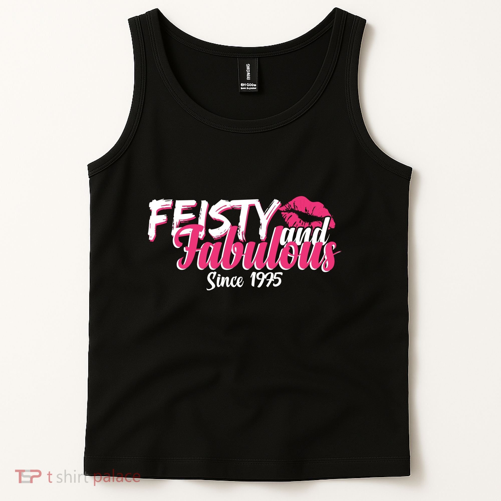Feisty And Fabulous Since 1975 50th Birthday Tank Top