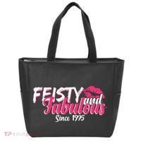 Feisty And Fabulous Since 1975 50th Birthday Tote Bag thumb 0