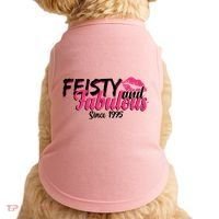 Feisty And Fabulous Since 1975 50th Birthday Doggie Tank thumb 0