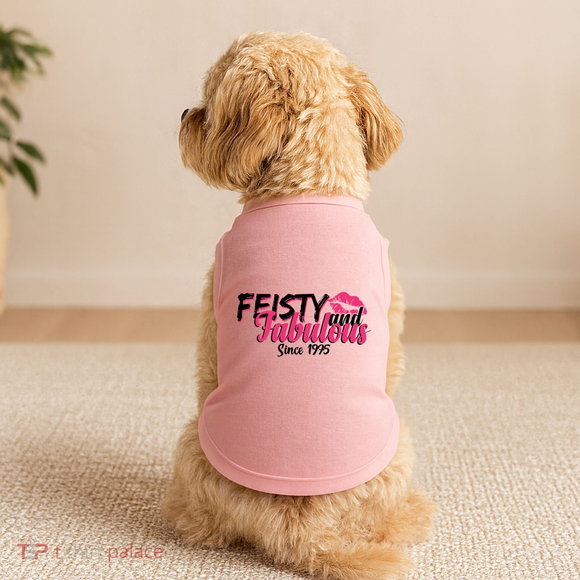 Feisty And Fabulous Since 1975 50th Birthday Doggie Tank