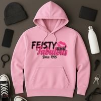 Feisty And Fabulous Since 1975 50th Birthday Hoodie thumb 3