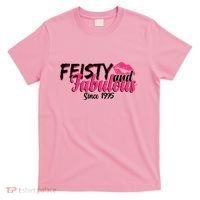 Feisty And Fabulous Since 1975 50th Birthday T-Shirt thumb 0