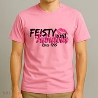 Feisty And Fabulous Since 1975 50th Birthday T-Shirt thumb 3