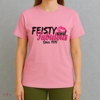 Feisty And Fabulous Since 1975 50th Birthday T-Shirt thumb 4