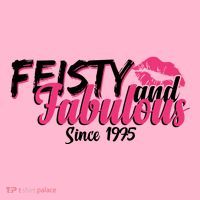 Feisty And Fabulous Since 1975 50th Birthday Coaster thumb 2