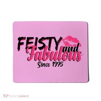 Feisty And Fabulous Since 1975 50th Birthday Mousepad