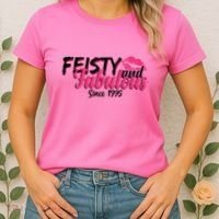 Feisty And Fabulous Since 1975 50th Birthday Women's T-Shirt thumb 2