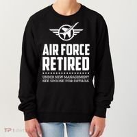 Funny Air Force Retired | Military Veteran Women's Sweatshirt thumb 0