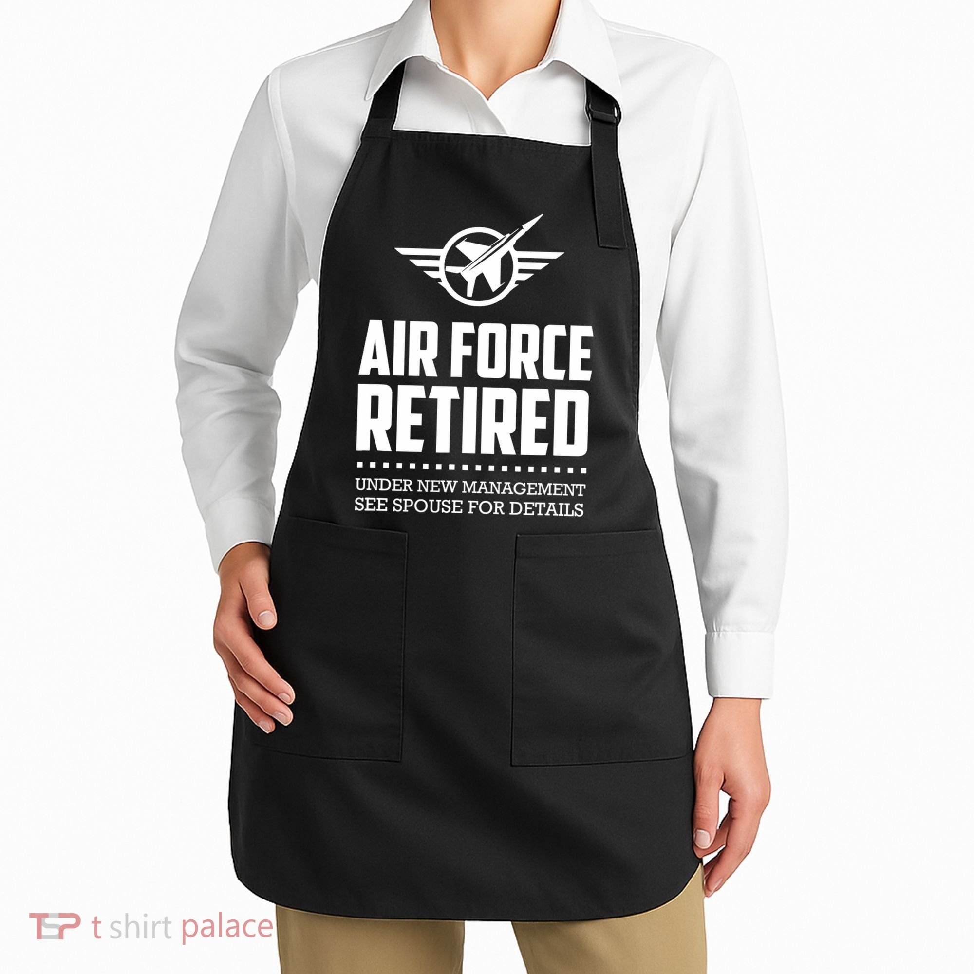 Funny Air Force Retired | Military Veteran Apron