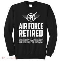 Funny Air Force Retired | Military Veteran Sweatshirt thumb 0