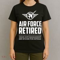 Funny Air Force Retired | Military Veteran T-Shirt thumb 4