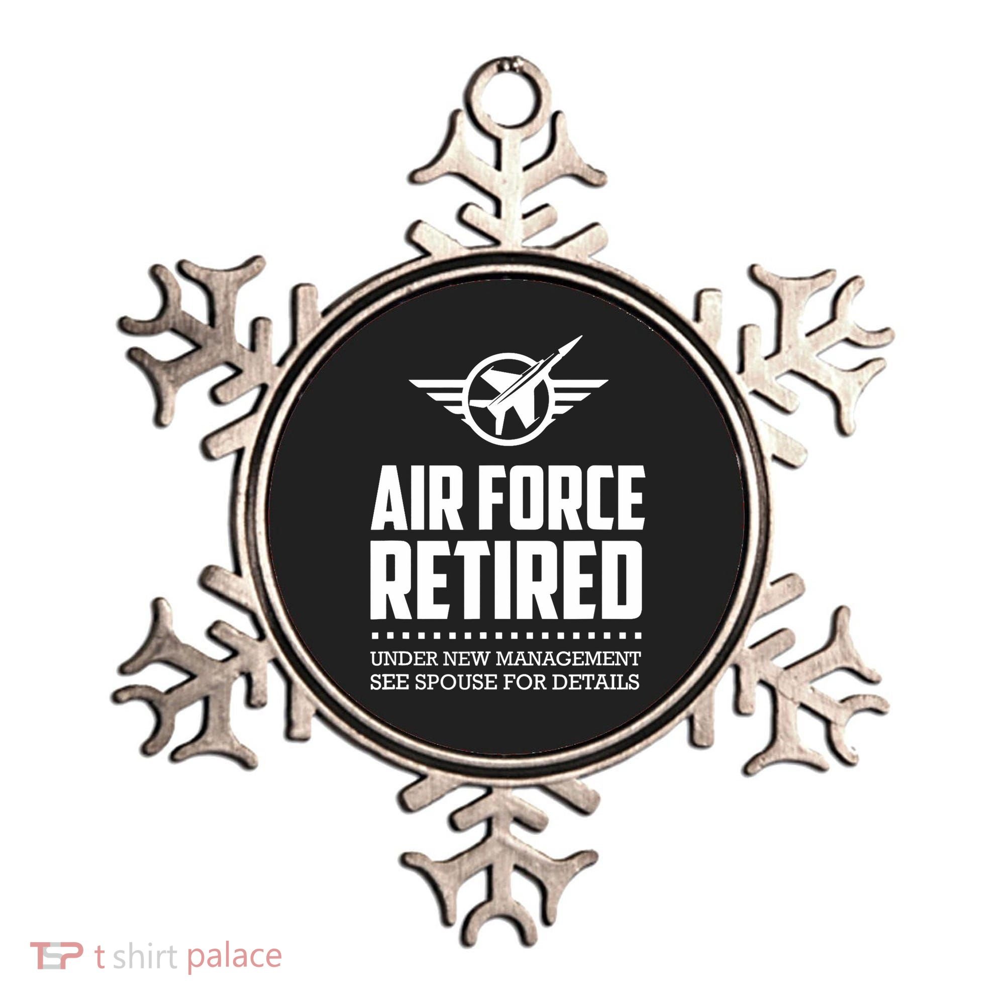 Funny Air Force Retired | Military Veteran Ornament