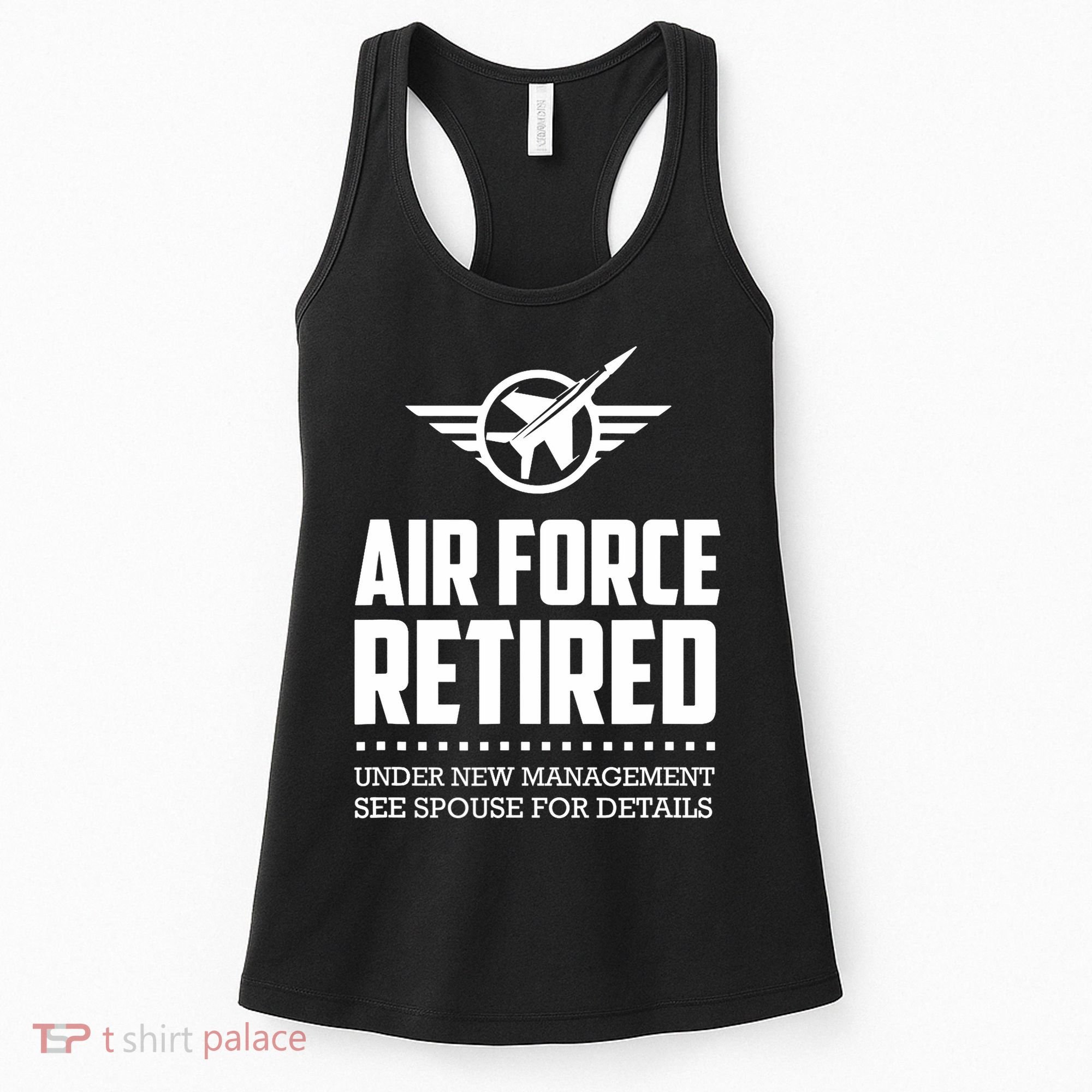 Funny Air Force Retired | Military Veteran Women's Tank Top