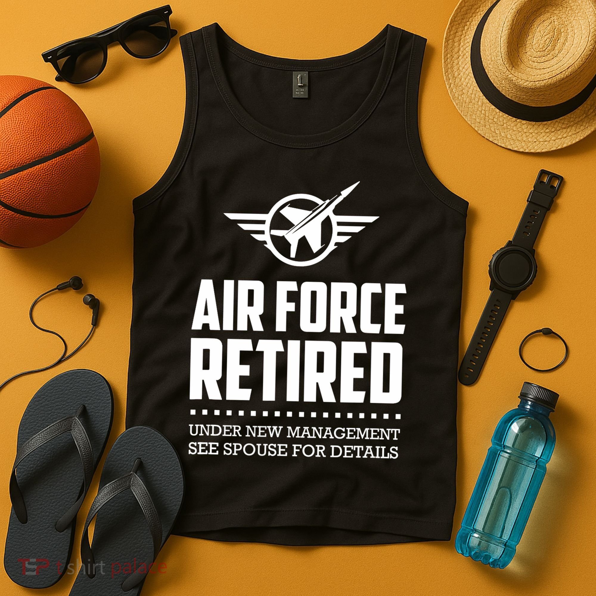Funny Air Force Retired | Military Veteran Tank Top