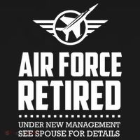 Funny Air Force Retired | Military Veteran Women's Long Sleeve Shirt thumb 2