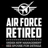 Funny Air Force Retired | Military Veteran Women's T-Shirt thumb 6