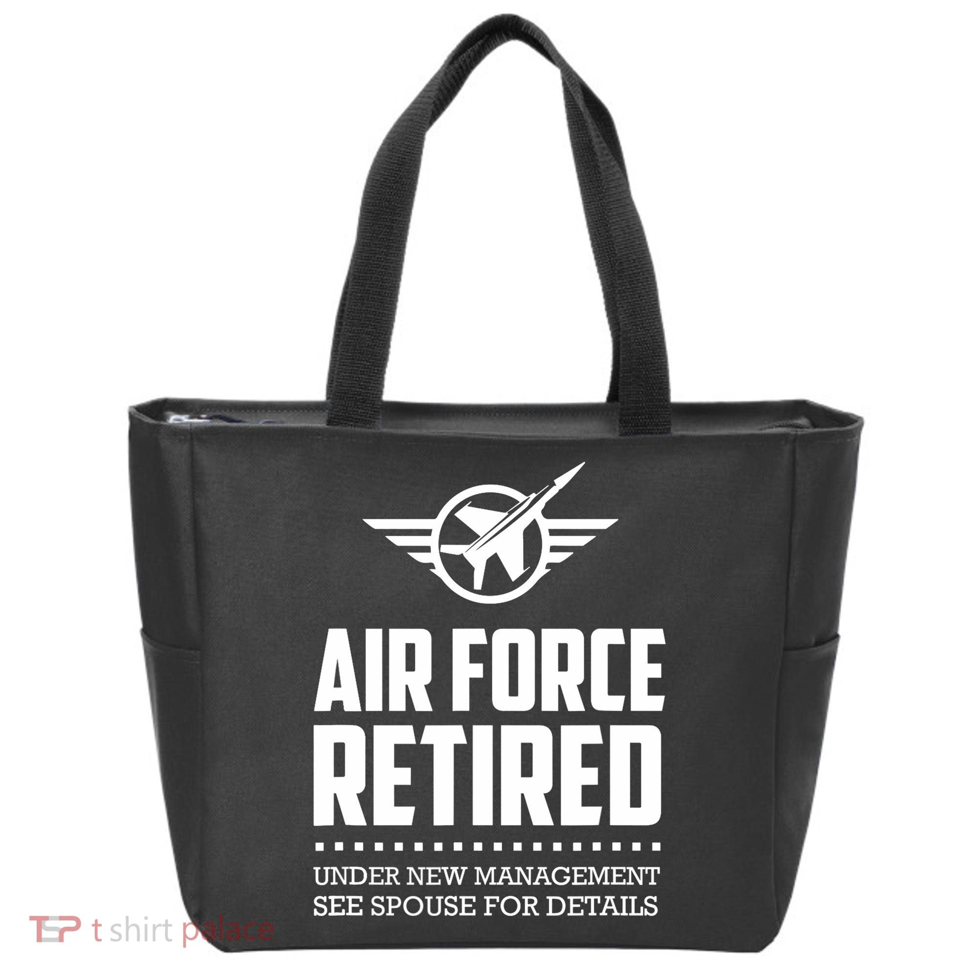 Funny Air Force Retired | Military Veteran Tote Bag