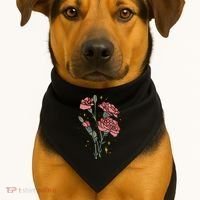 Flower Art USA-Made Doggie Bandana thumb 1