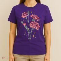 Flower Art T-Shirt thumb 4