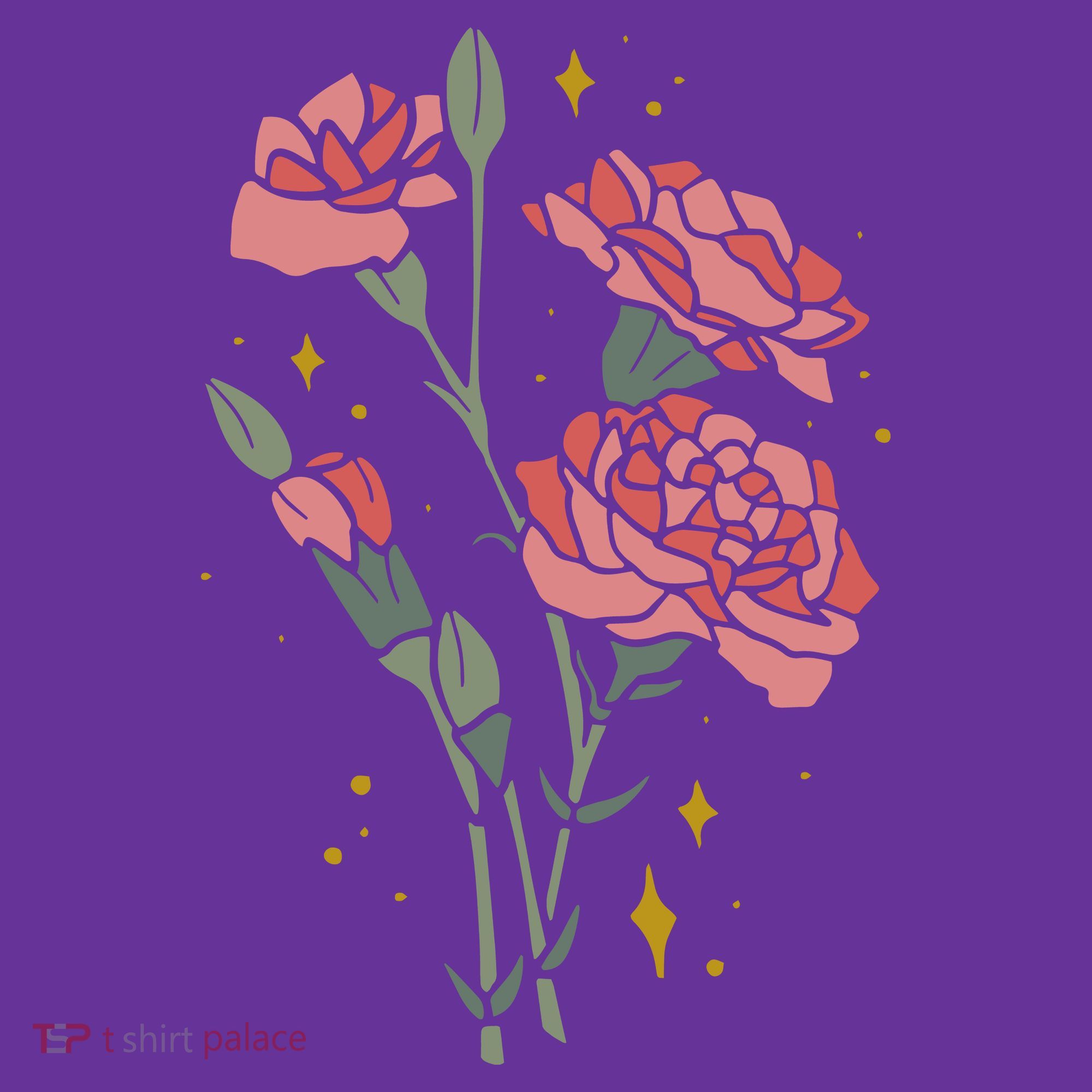 Flower Art Button