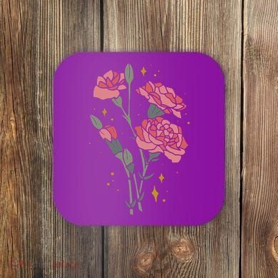 Flower Art Coaster