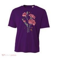 Flower Art Youth Performance Sprint T-Shirt thumb 0