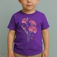 Flower Art Toddler T-Shirt thumb 2