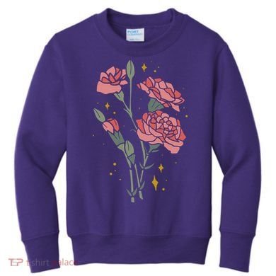 Flower Art Kids Sweatshirt